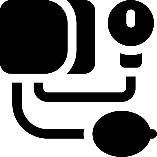 Sphygmomanometer Basic Rounded Filled icon