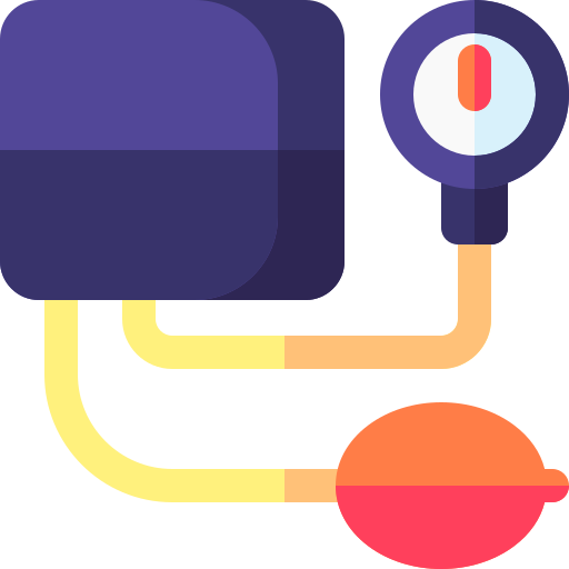 Sphygmomanometer Basic Rounded Flat icon