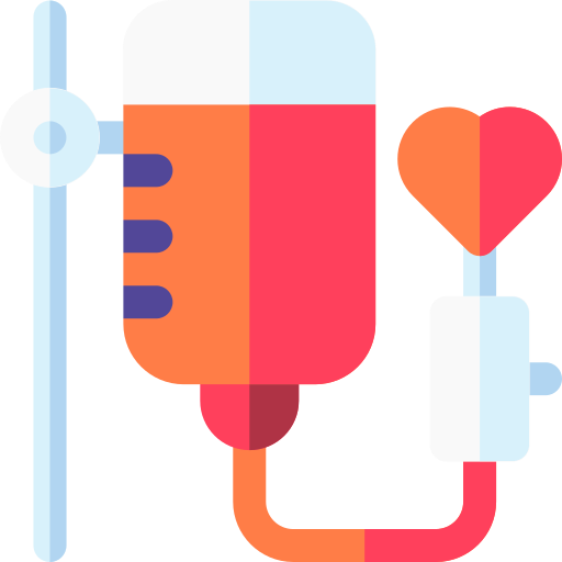 transfusão de sangue Basic Rounded Flat Ícone