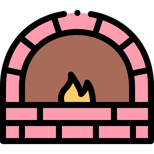 Oven Detailed Rounded Lineal color icon