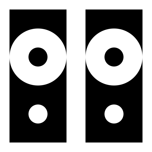 sistema de áudio Generic Glyph Ícone