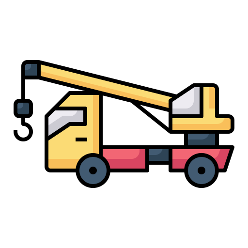 Crane truck Generic Outline Color icon