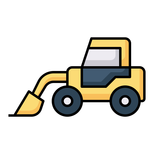 Excavator Generic Outline Color icon