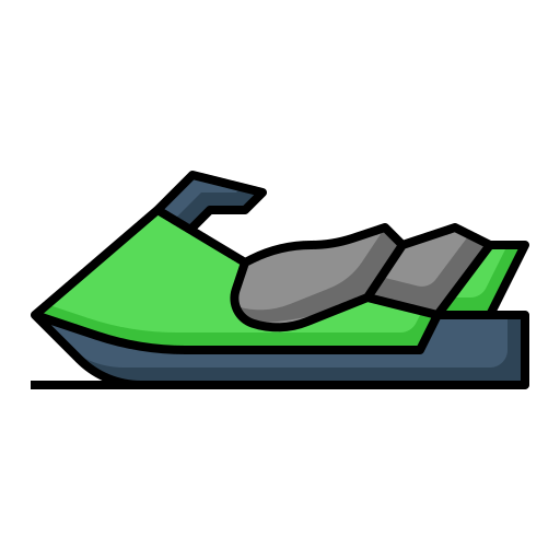 jet ski Generic Outline Color Icône