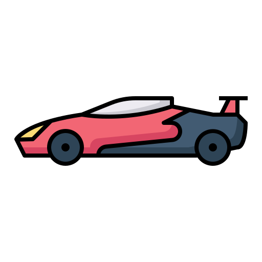 supercar Generic Outline Color icoon