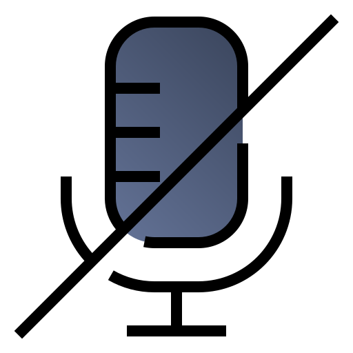 Mute Generic Outline Color icon