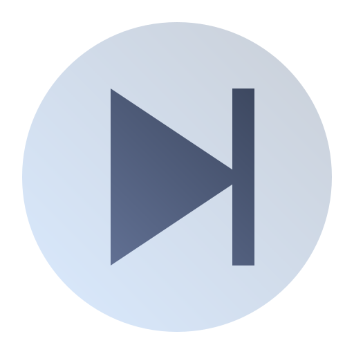 botón de avance Generic Flat Gradient icono
