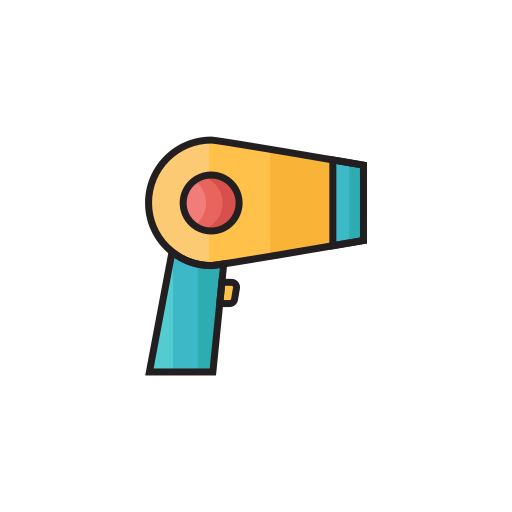 Hairdryer Generic Outline Color icon