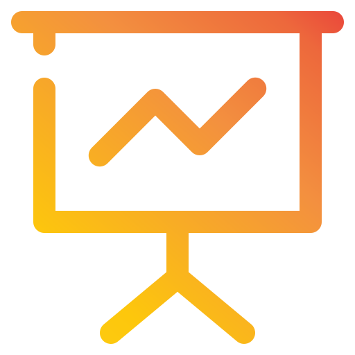 statistiques Generic Gradient Icône