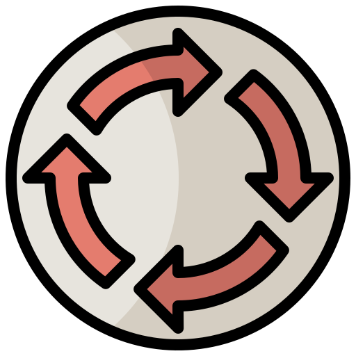 kreisförmig Generic Outline Color icon
