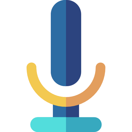 Microphone Basic Rounded Flat icon