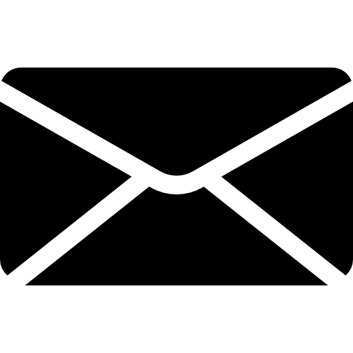 e-mail Basic Rounded Filled ikona