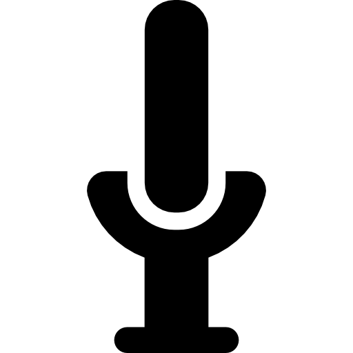 Microphone Basic Rounded Filled icon