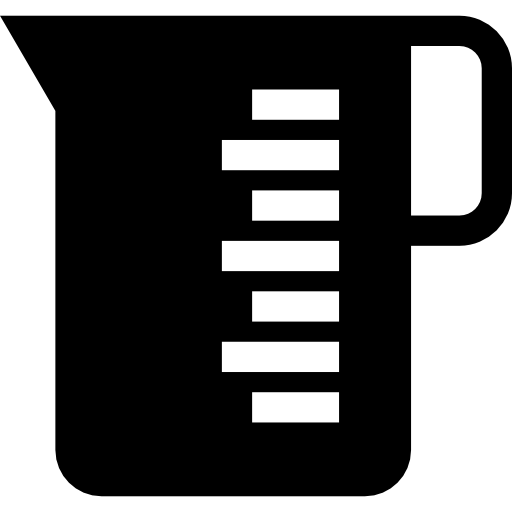 Beaker Basic Straight Filled icon