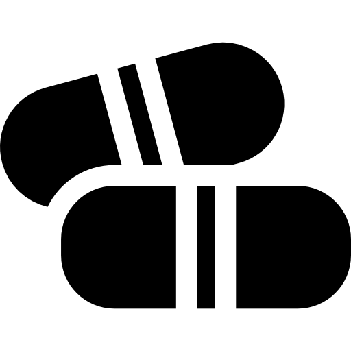 Pills Basic Straight Filled icon