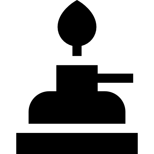 quemador Basic Straight Filled icono
