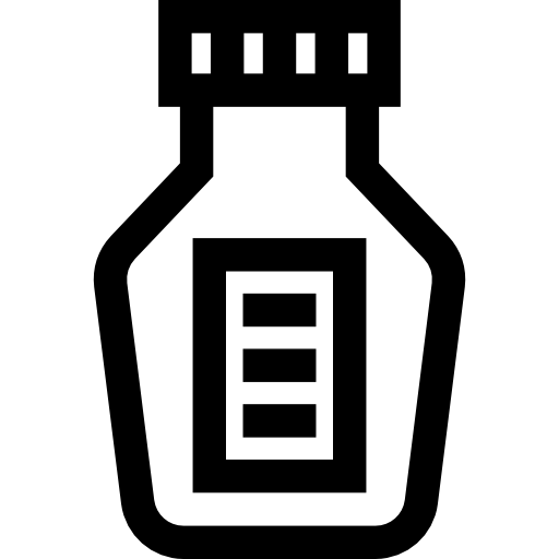 sostanze chimiche Basic Straight Lineal icona