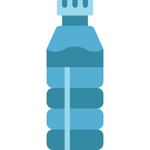 bottiglia d'acqua Basic Miscellany Flat icona