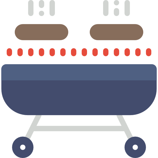 grill Basic Miscellany Flat ikona
