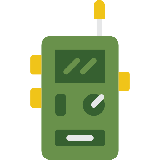 walkie talkie Basic Miscellany Flat icono