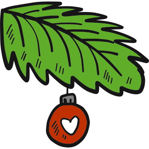 Bauble Hand Drawn Color icon