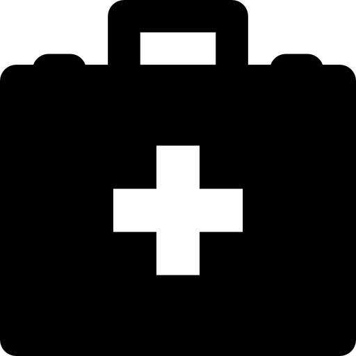 Health clinic Basic Rounded Filled icon