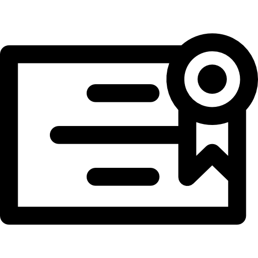 dyplom Basic Rounded Lineal ikona