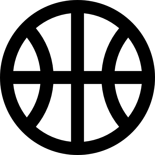 koszykówka Basic Rounded Lineal ikona