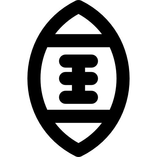 アメリカンフットボール Basic Rounded Lineal icon