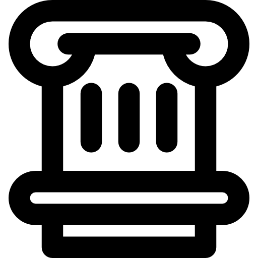 columna Basic Rounded Lineal icono