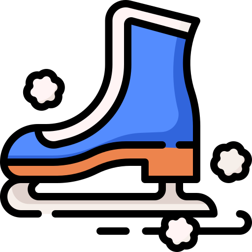 Катание на коньках Generic Outline Color иконка
