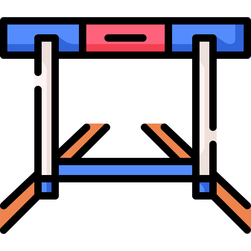 Hurdle Generic Outline Color icon