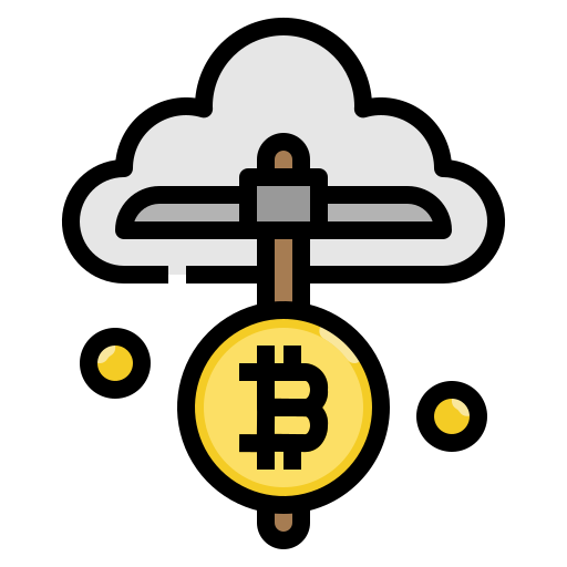 Cloud mining Generic Outline Color icon