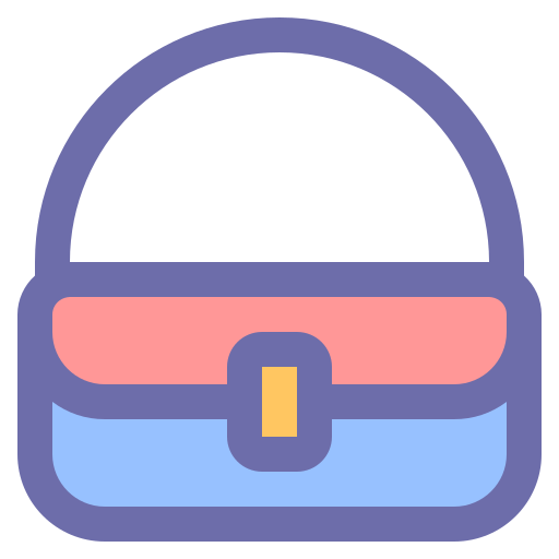 Handbag Generic Outline Color icon