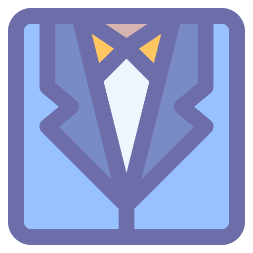 Suit Generic Outline Color icon