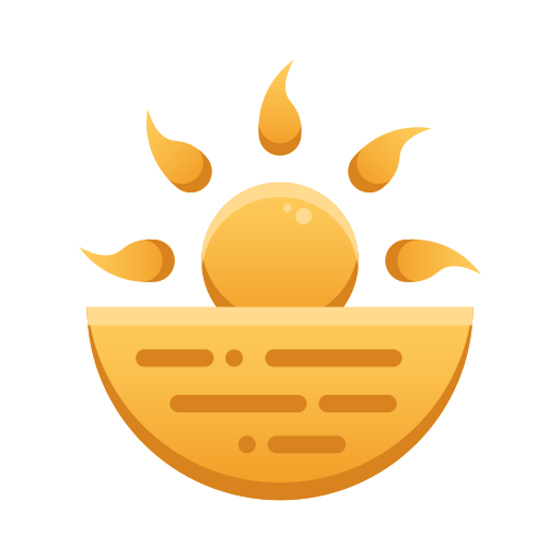 Sunset Generic Flat Gradient icon
