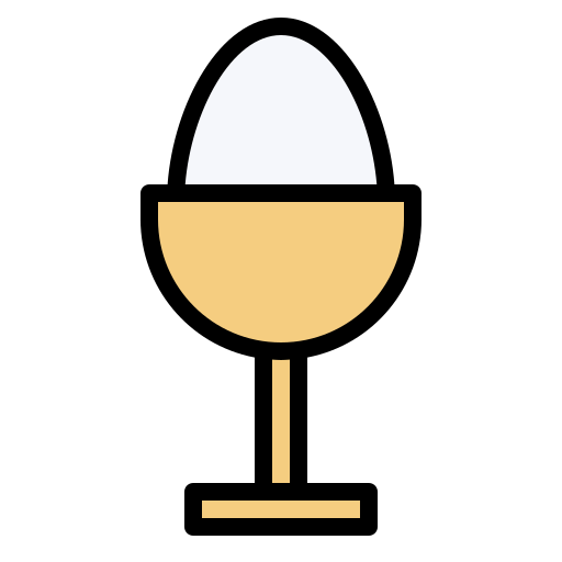Boiled egg Generic Outline Color icon