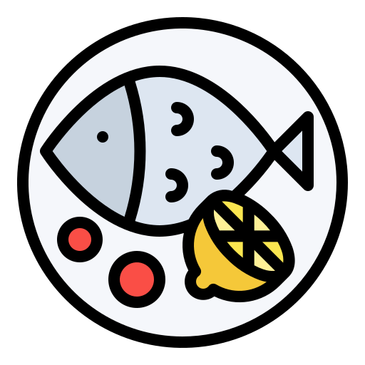 물고기 Generic Outline Color icon