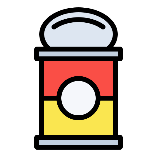 缶詰食品 Generic Outline Color icon