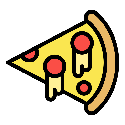 pizza Generic Outline Color icona
