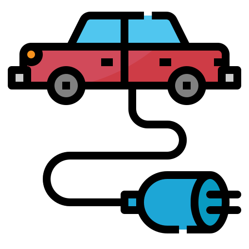 Car Generic Outline Color icon