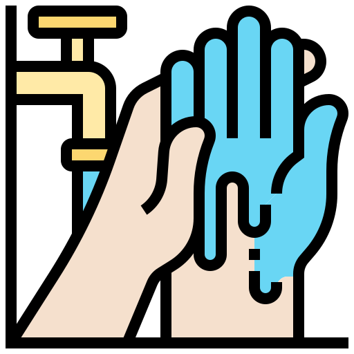 Hand wash Meticulous Lineal Color icon