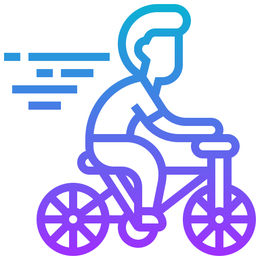 Кататься на велосипеде Meticulous Gradient иконка