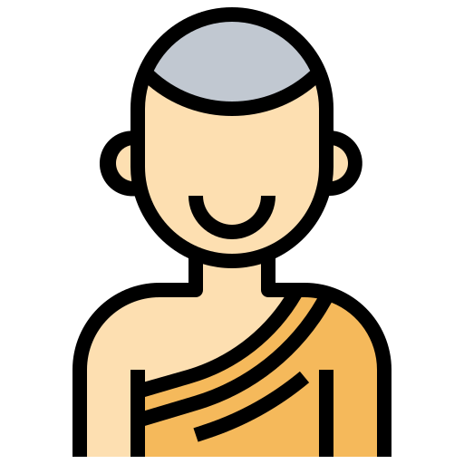 Монах Surang Lineal Color иконка