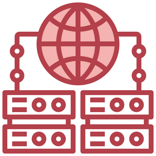 servicios globales Surang Red icono