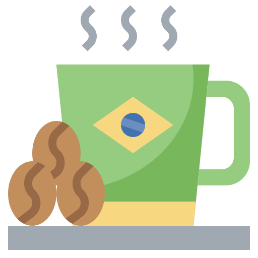 Coffee Surang Flat icon