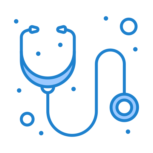 Stethoscope Generic Blue icon