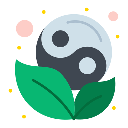 yin yang Flatart Icons Flat icono