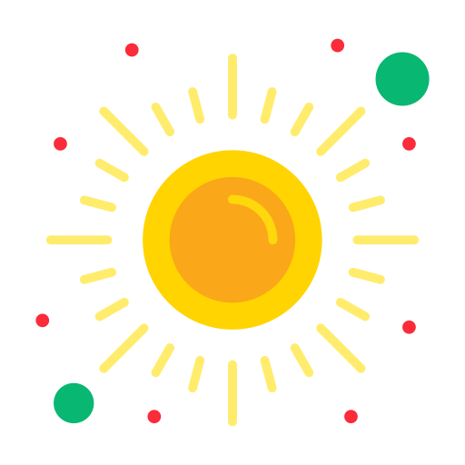 солнце Flatart Icons Flat иконка