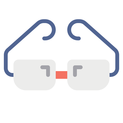 okulary do czytania Generic Flat ikona